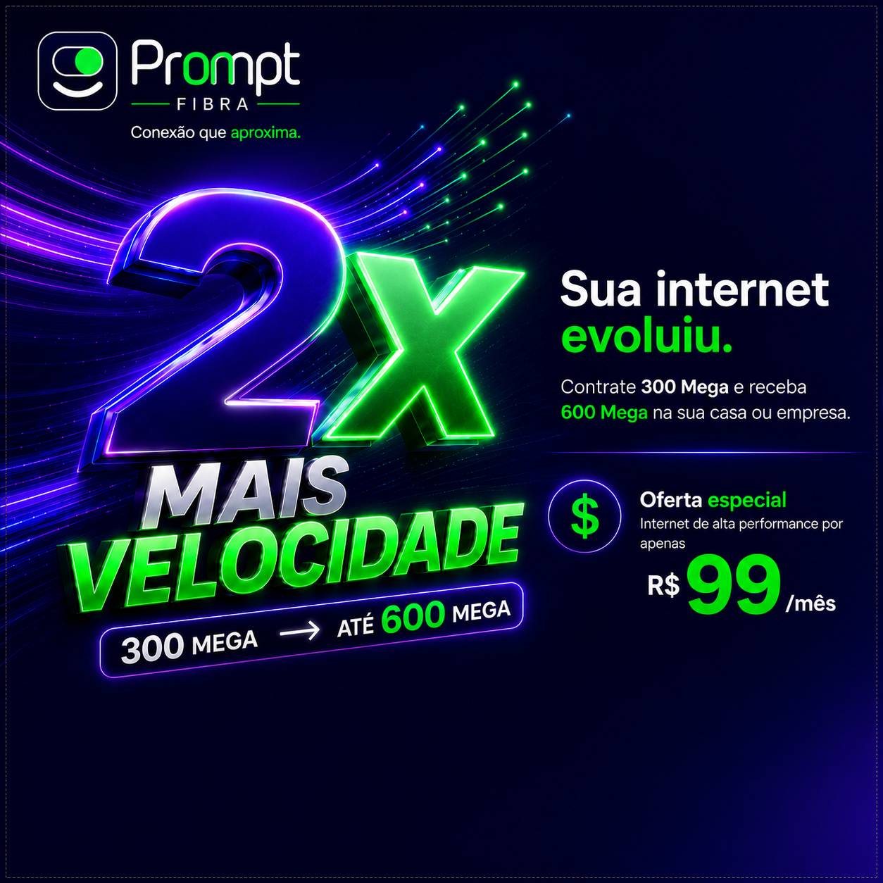 Promoção Prompt Fibra